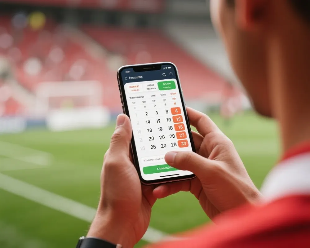 赛程与比分联动示意图